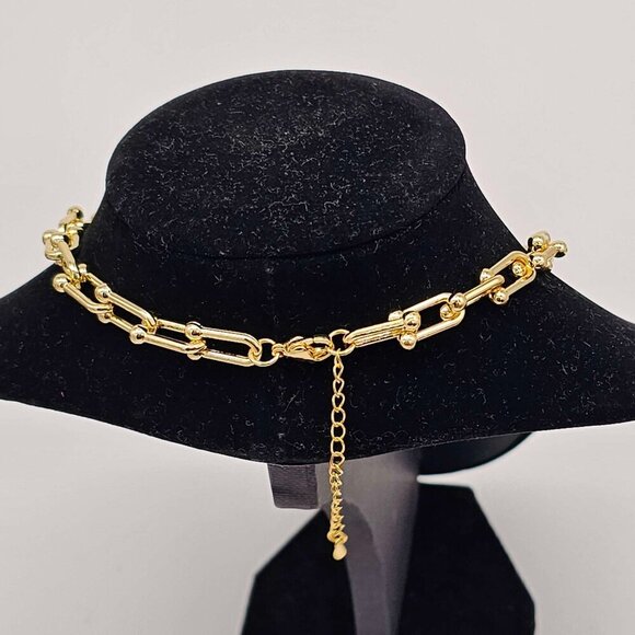 Authentic Louis Vuitton Lock & Key w/ Unbranded Gold Plated Gold Chain Necklace - Picture 2 of 10